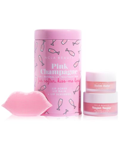 NCLA Beauty набор для ухода за губами Pink Champagne, 3 шт