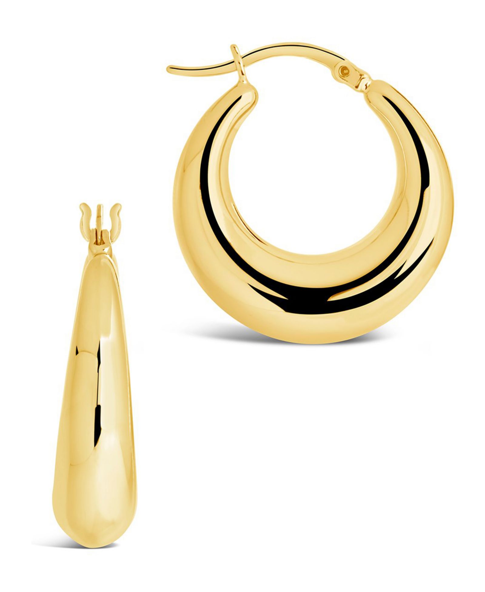Серьги-кольца Graduated Tube