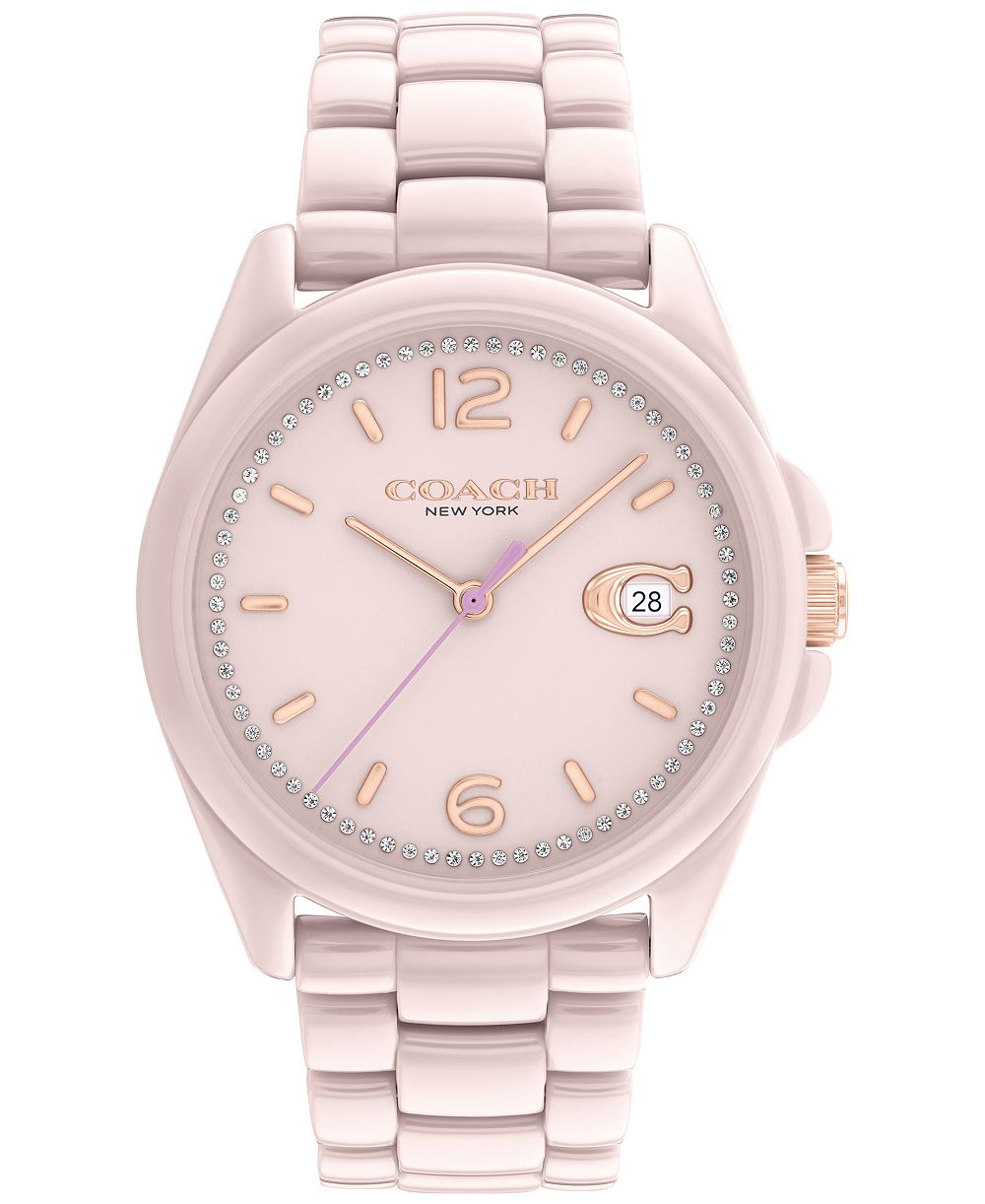 COACH Женский Greyson Blush Ceramic Bracelet Watch 36mm