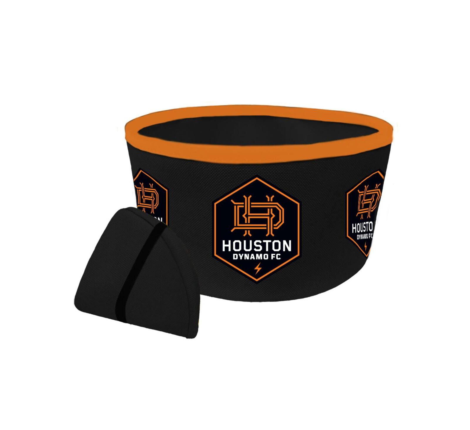 Складная миска для собак Houston Dynamo FC для путешествий