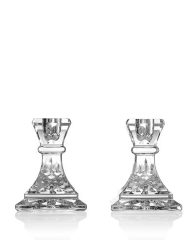 Набор подсвечников Waterford Giftology Lismore, 2 шт., 4"