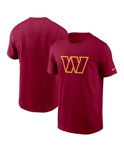 Мужская футболка Nike Burgundy Washington Commanders Primary Logo