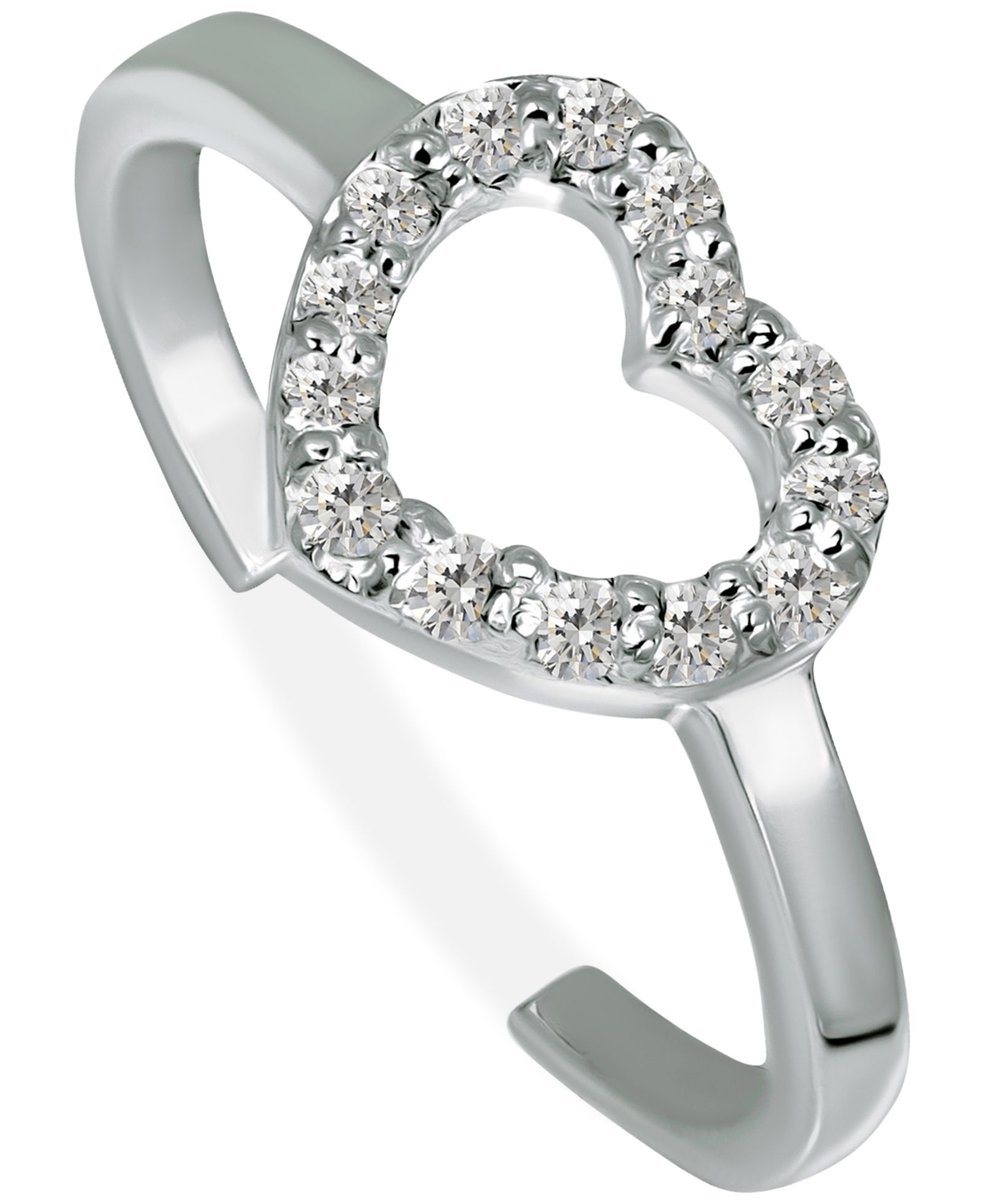 Кольцо на палец Giani Bernini Cubic Zirconia Heart