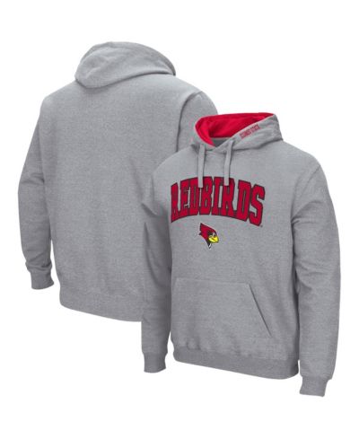 Мужское худи Colosseum Illinois State Redbirds Arch and Logo 3.0