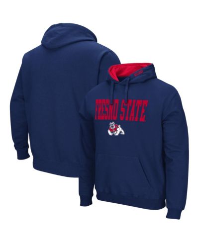 Мужской худи Colosseum Navy Fresno State Bulldogs Arch and Logo