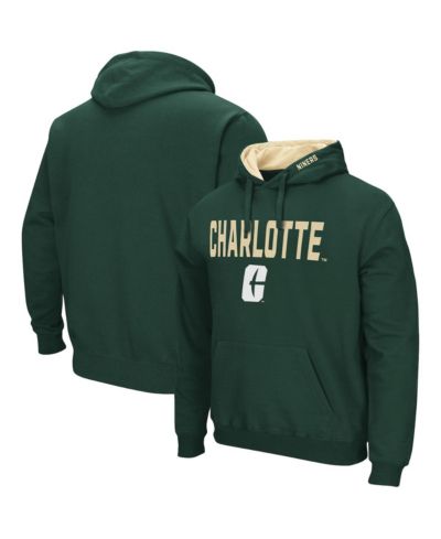 Мужское худи Colosseum Green Charlotte 49ers Arch and Logo