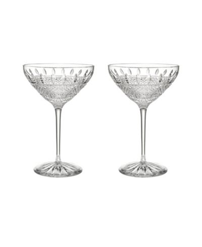 Набор бокалов Mastercraft Irish 10 oz Lace Martini Glass, Set of 2