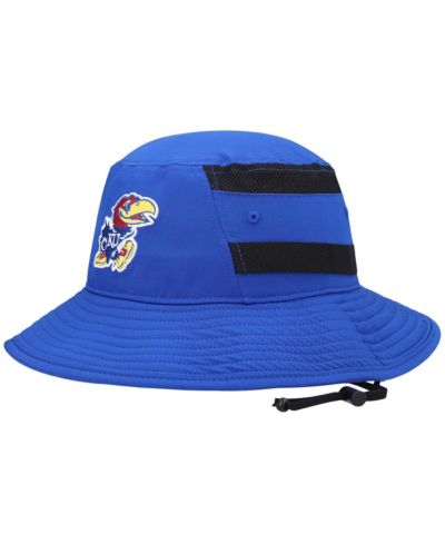Мужская панама adidas Royal Kansas Jayhawks 2021 Sideline AEROREADY Bucket Hat