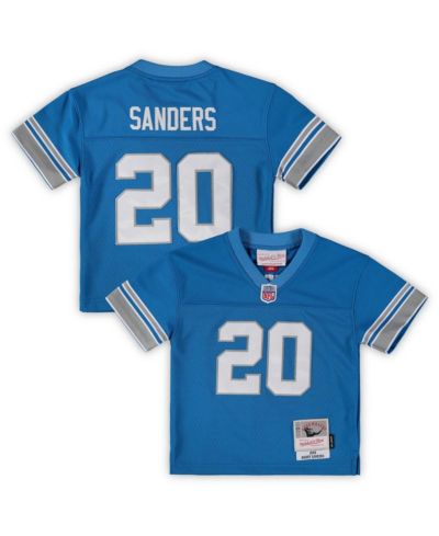 Toddler Boys and Girls Mitchell & Ness Barry Sanders Blue Detroit Lions 1996 Retired Legacy Jersey