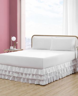 Декоративный чехол для кровати Betsey Johnson Solid Microfiber Ruffled, King