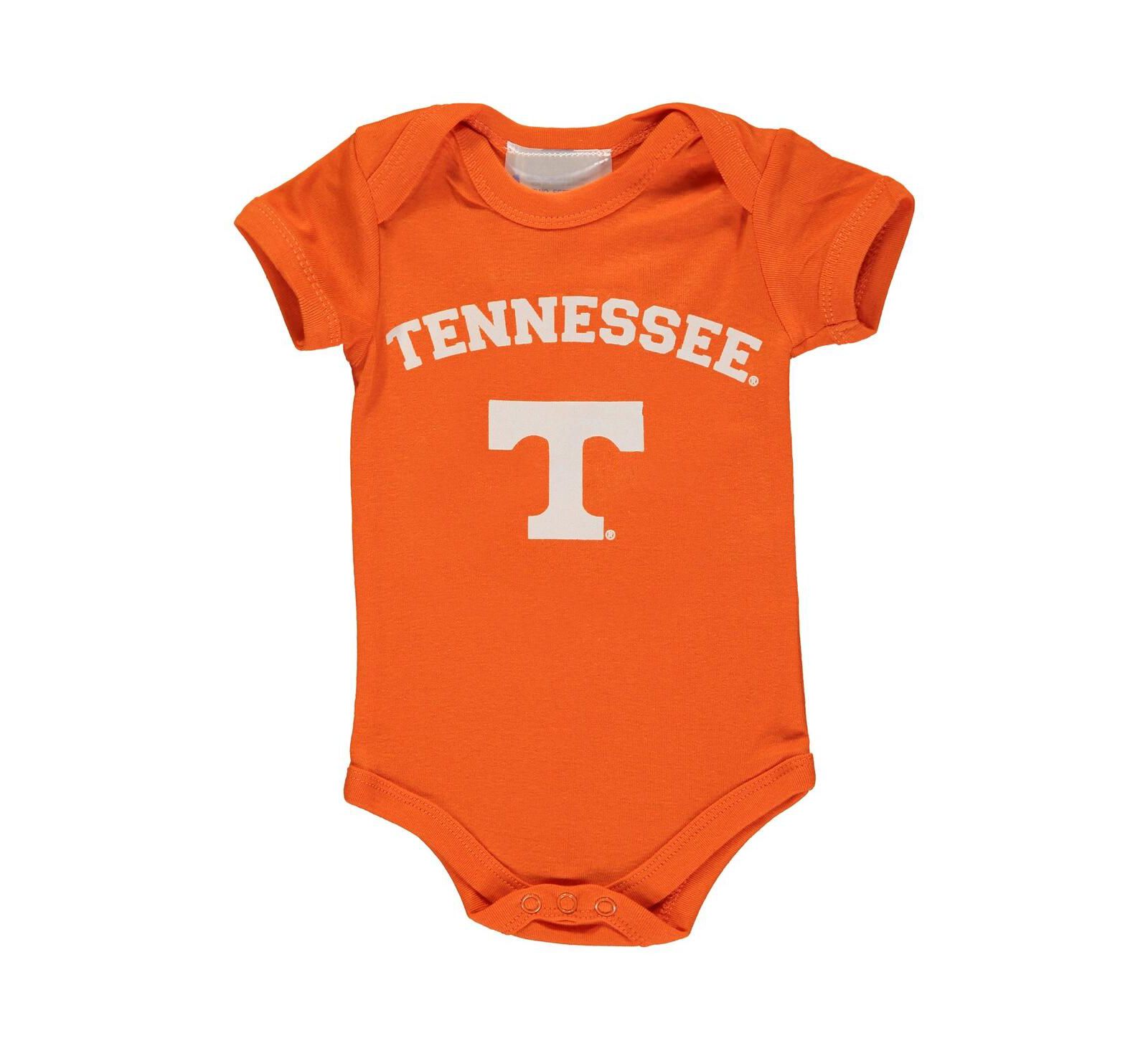 Детское боди для мальчиков и младенцев Tennessee Orange с дугой и логотипом Tennessee Volunteers