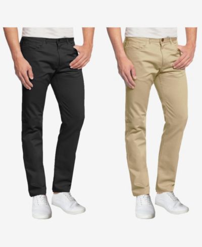 Мужские брюки чинос Galaxy By Harvic Ultra-Stretch Skinny Fit, набор из 2 шт