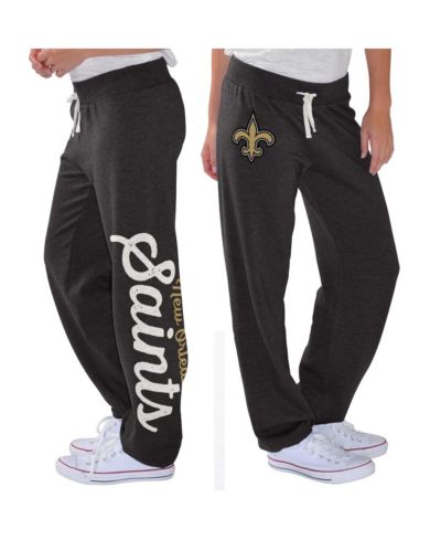 Женские брюки G-III 4Her by Carl Banks Black New Orleans Saints Scrimmage Fleece