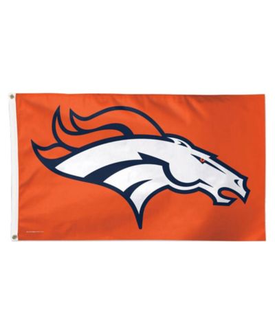 Двусторонний флаг Wincraft Denver Broncos Deluxe 3' x 5'