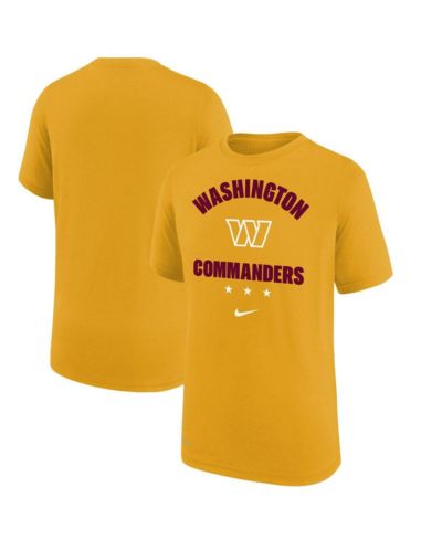 Детская спортивная футболка Nike Gold Washington Commanders