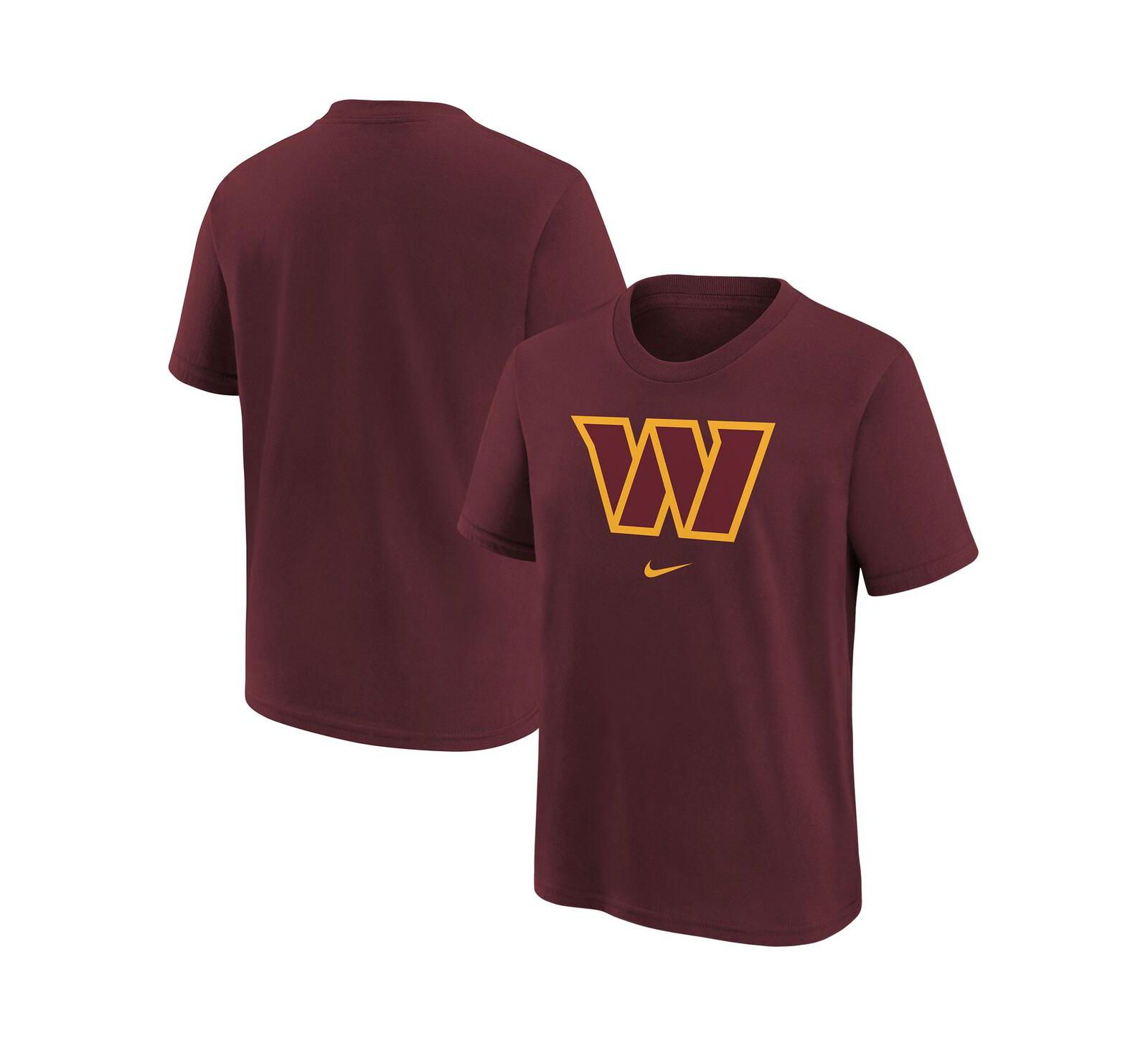 Детская футболка Nike Burgundy Washington Commanders Team Logo