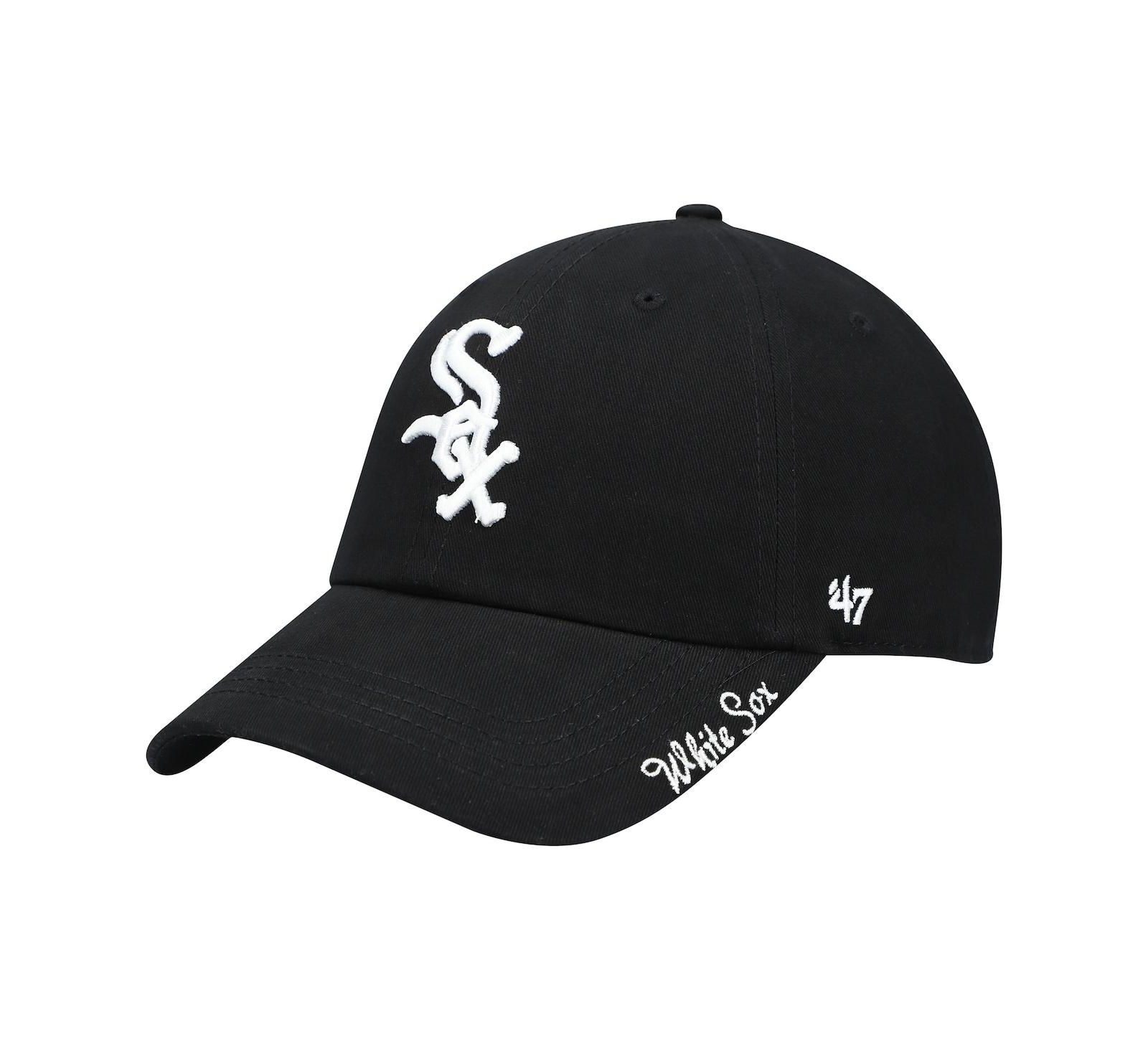 Women's '47 Black Chicago White Sox Team Miata Clean Up Adjustable Hat