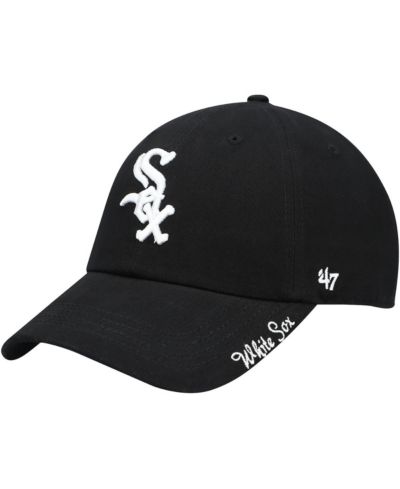 Женская кепка '47 Black Chicago White Sox Team Miata Clean Up Adjustable