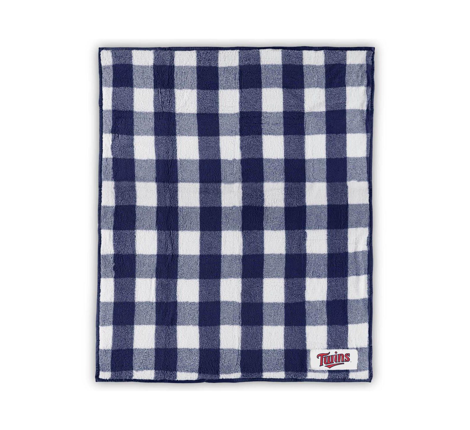 Minnesota Twins 50" x 60" Buffalo Check флисовый плед