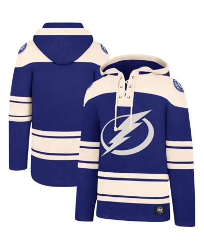 Мужское худи '47 Brand Tampa Bay Lightning синее и кремовое