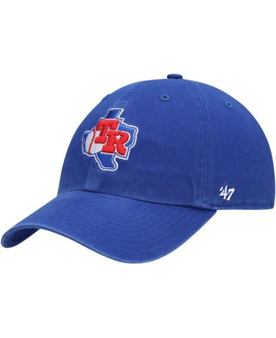 Мужская регулируемая кепка '47 Royal Texas Rangers Team Logo Cooperstown Collection Clean Up