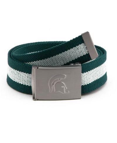 Мужской ремень из ткани Michigan State Spartans Eagles Wings