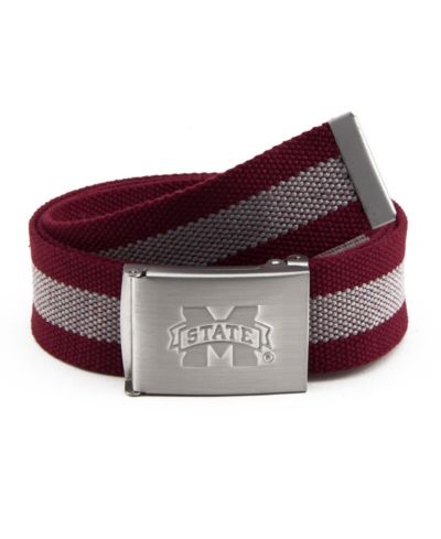 Мужской ремень из ткани Mississippi State Bulldogs Fabric Belt