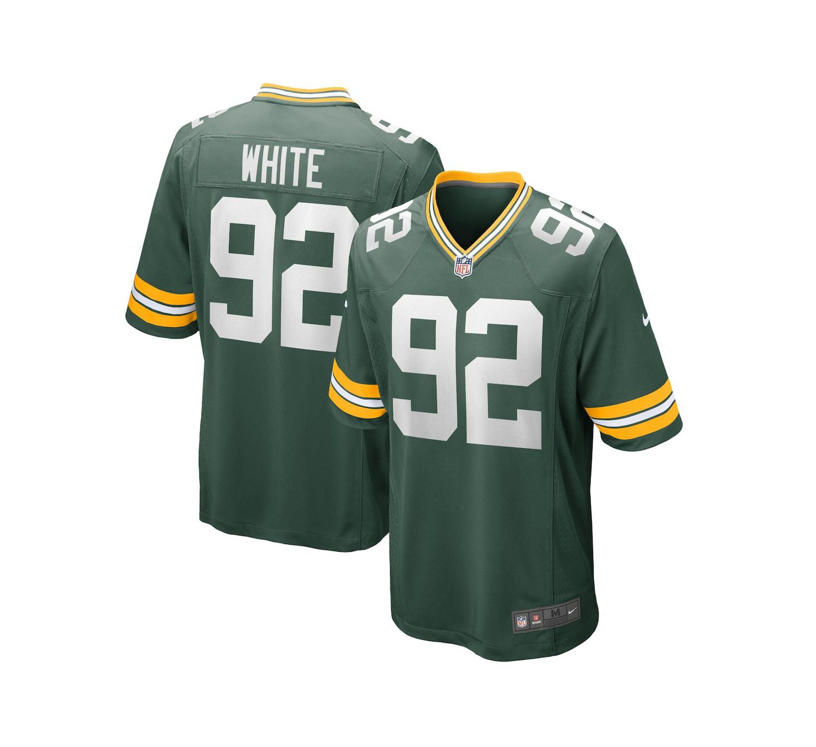 Nike Мужская джерси Reggie White Green Bay Packers Retired Player Game