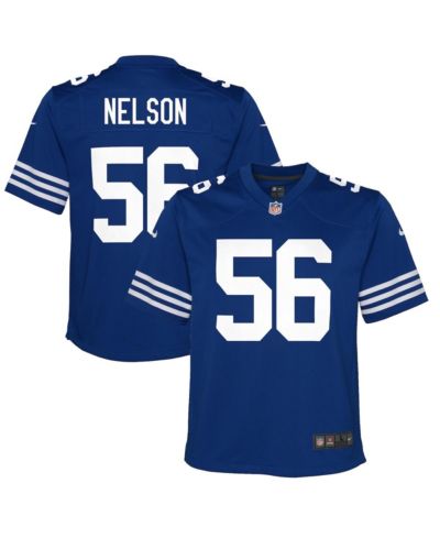 Nike Игровая джерси Quenton Nelson Royal Indianapolis Colts для мальчиков
