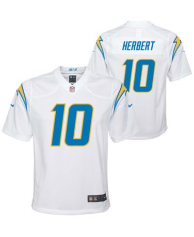 Детская игровая джерси Nike Big Boys Justin Herbert Los Angeles Chargers