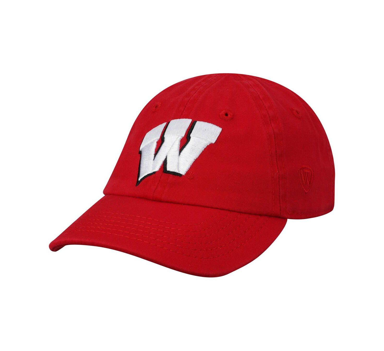 Infant Unisex Top of The World Red Wisconsin Badgers Mini Me Adjustable Hat