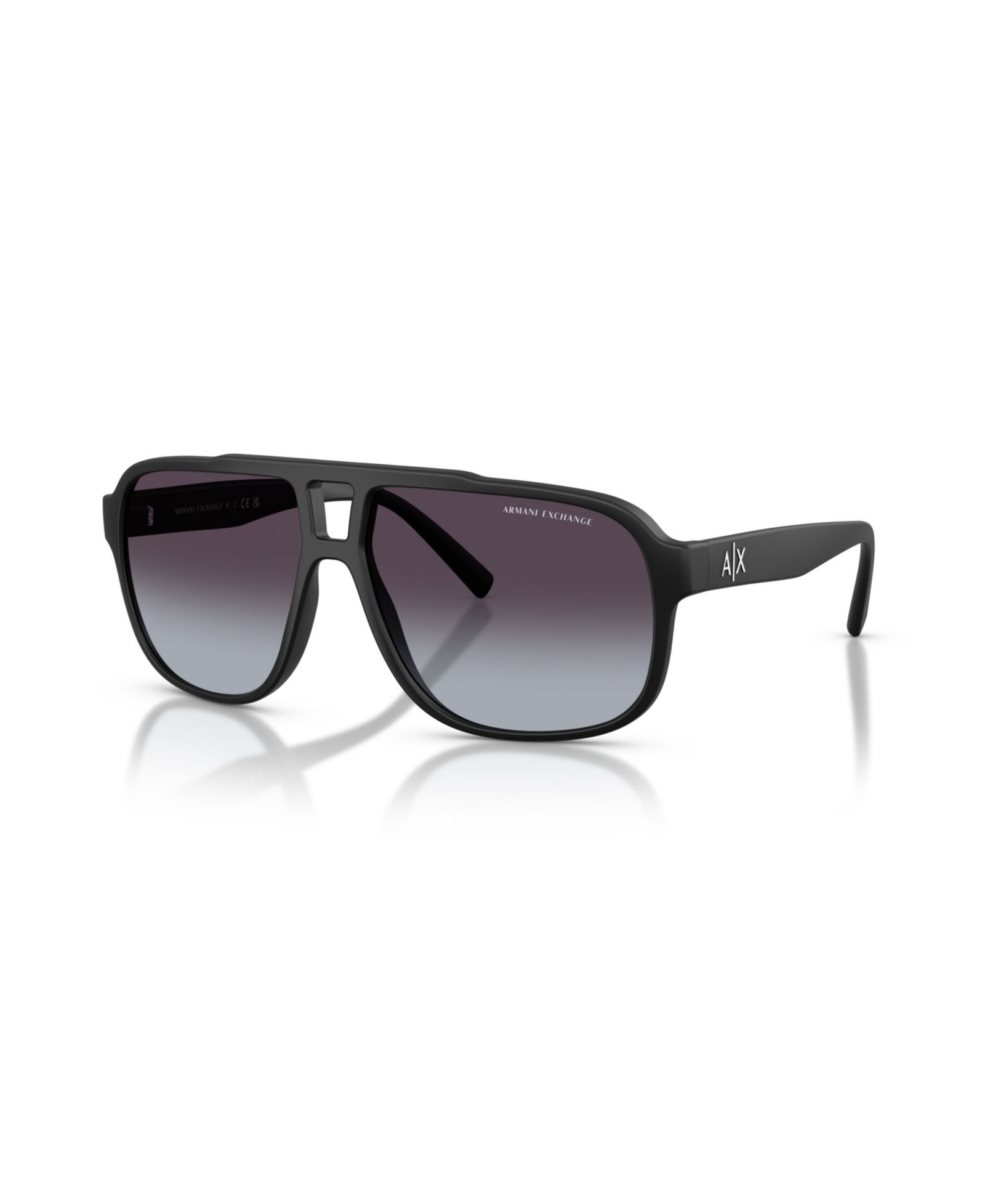 Мужские прямоугольные солнцезащитные очки Armani Exchange AX4104S