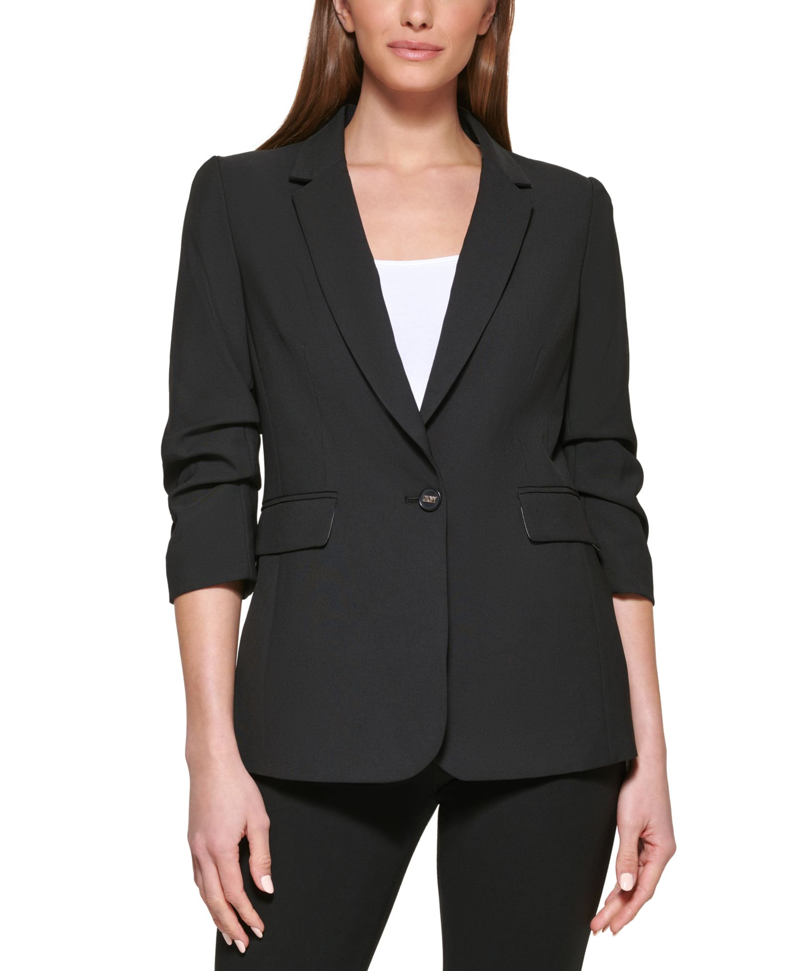 DKNY Petite Madison Блейзер для женщин