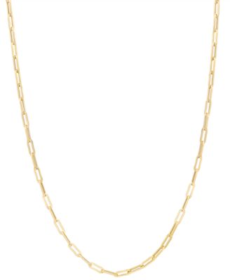 Цепочка-ожерелье Paperclip Link 20" в 14k Gold