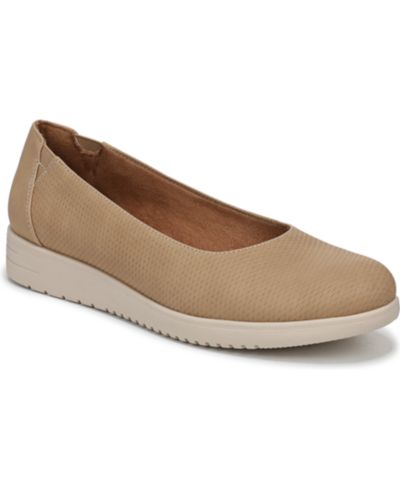 Tan Perforated Faux Leather