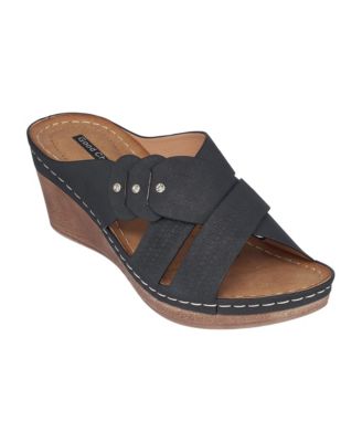 GC Shoes Women's Dorty Wedge Sandals