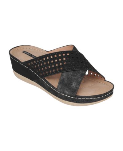 GC Shoes Women's Isabella Wedge Sandals
