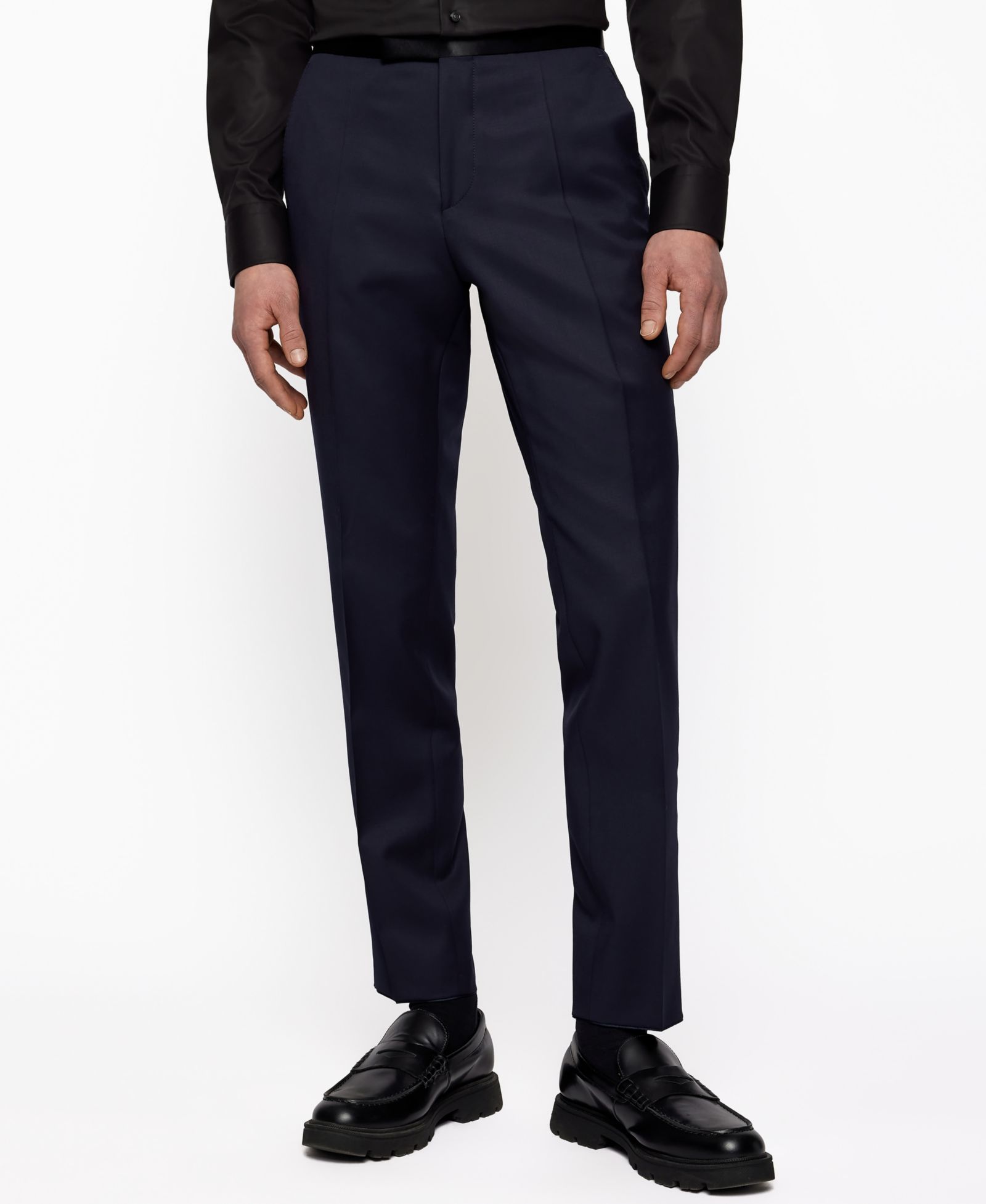 Мужские брюки-смокинг BOSS Slim-Fit
