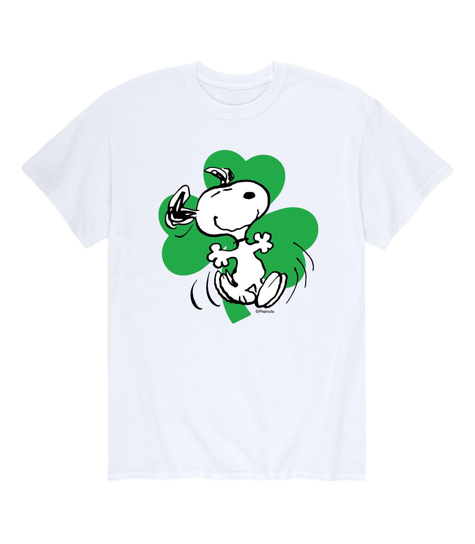 AIRWAVES Men's Peanuts Snoopy Clover T-Shirt