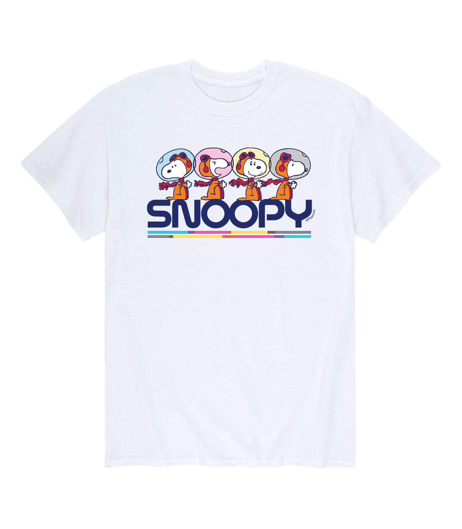 Мужская футболка Peanuts Snoopy Space