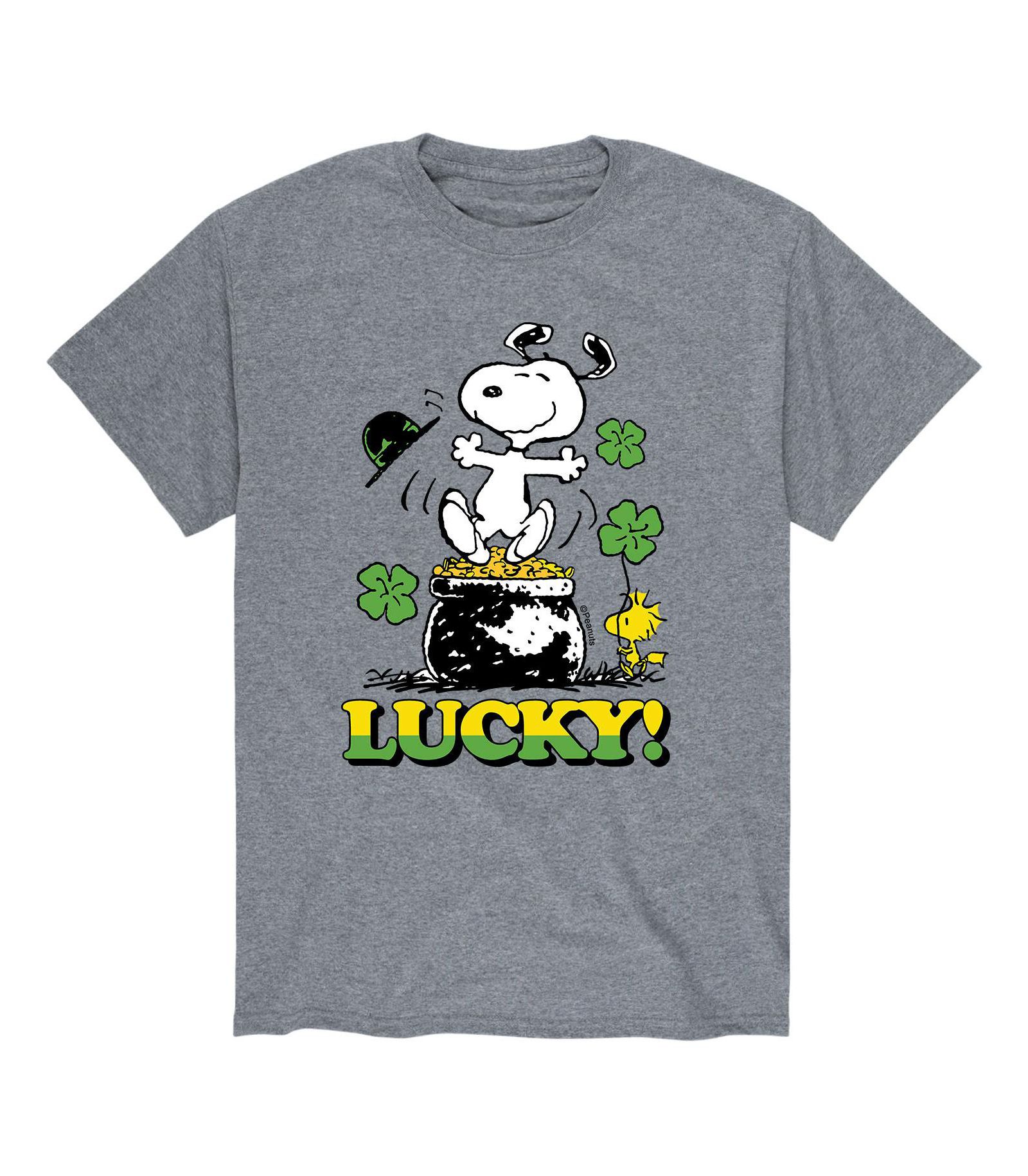 Мужская футболка Peanuts Lucky