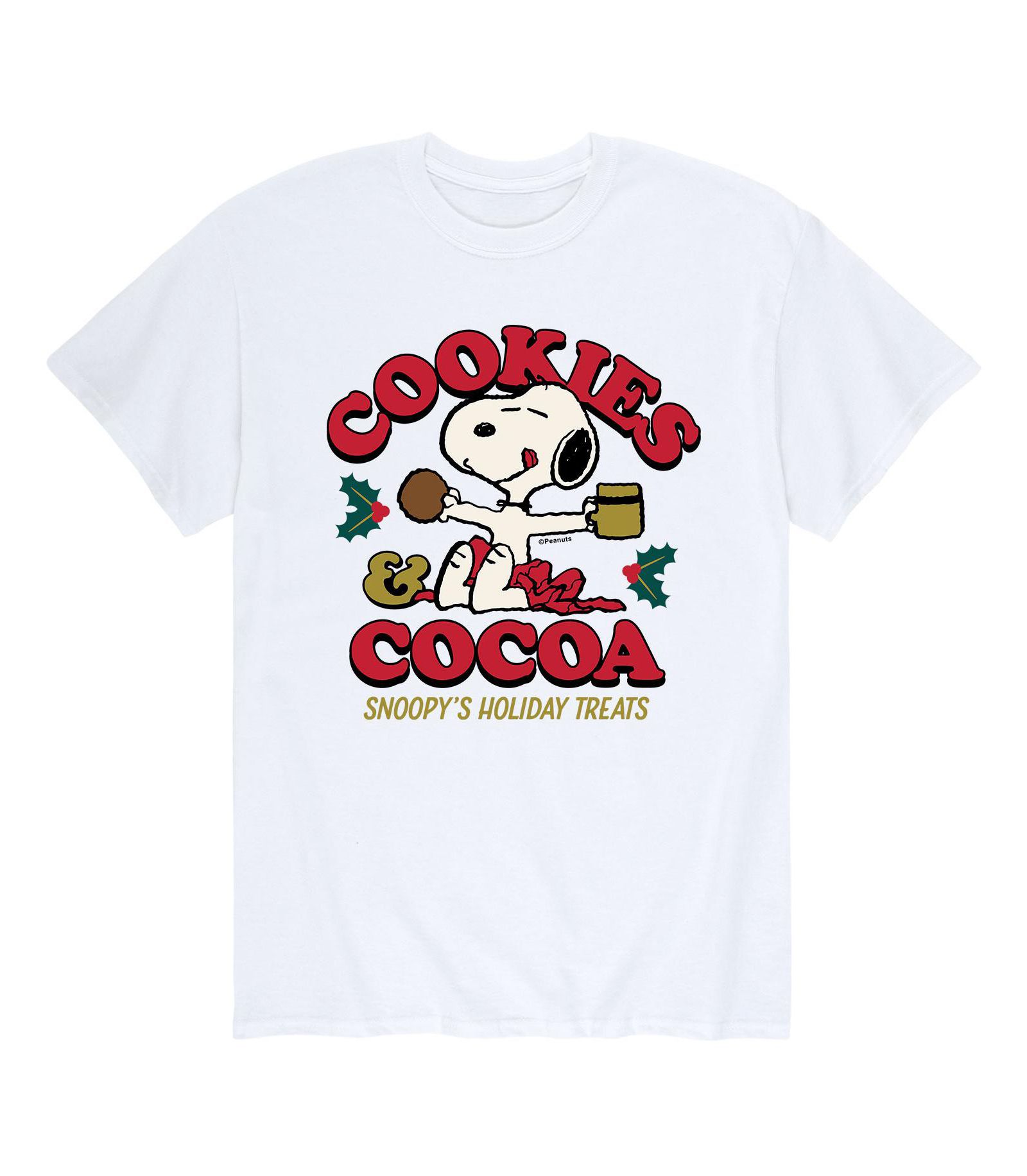 Мужской Peanuts Cookies Cocoa T-Shirt