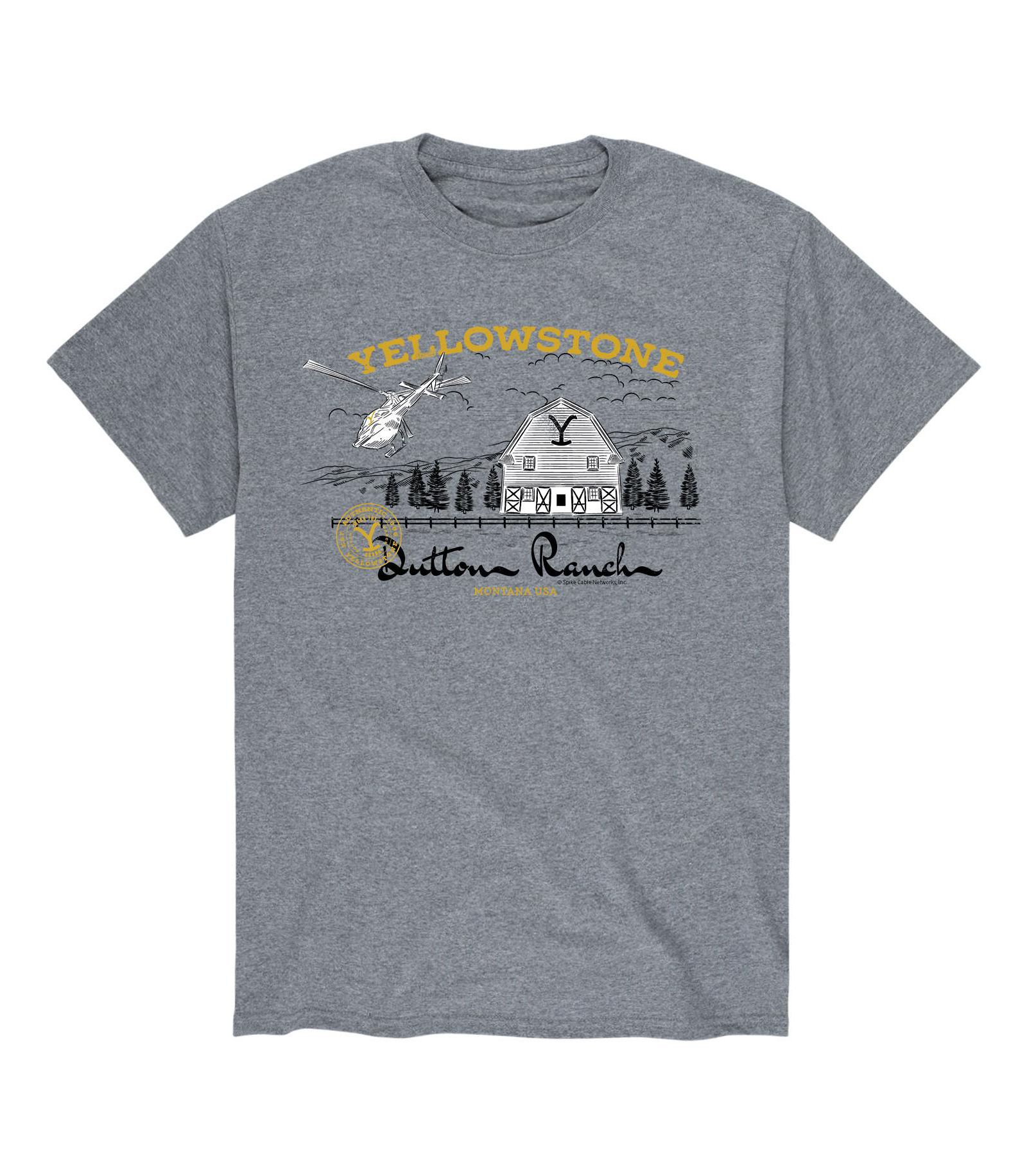 Мужская футболка Yellowstone Dutton Ranch