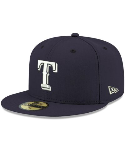 Мужская Кепка New Era Texas Rangers Logo White 59FIFTY Fitted