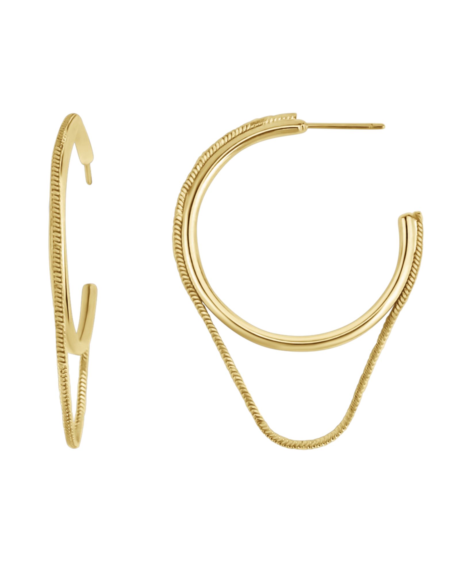 Женские серьги-кольца And Now This C Hoop