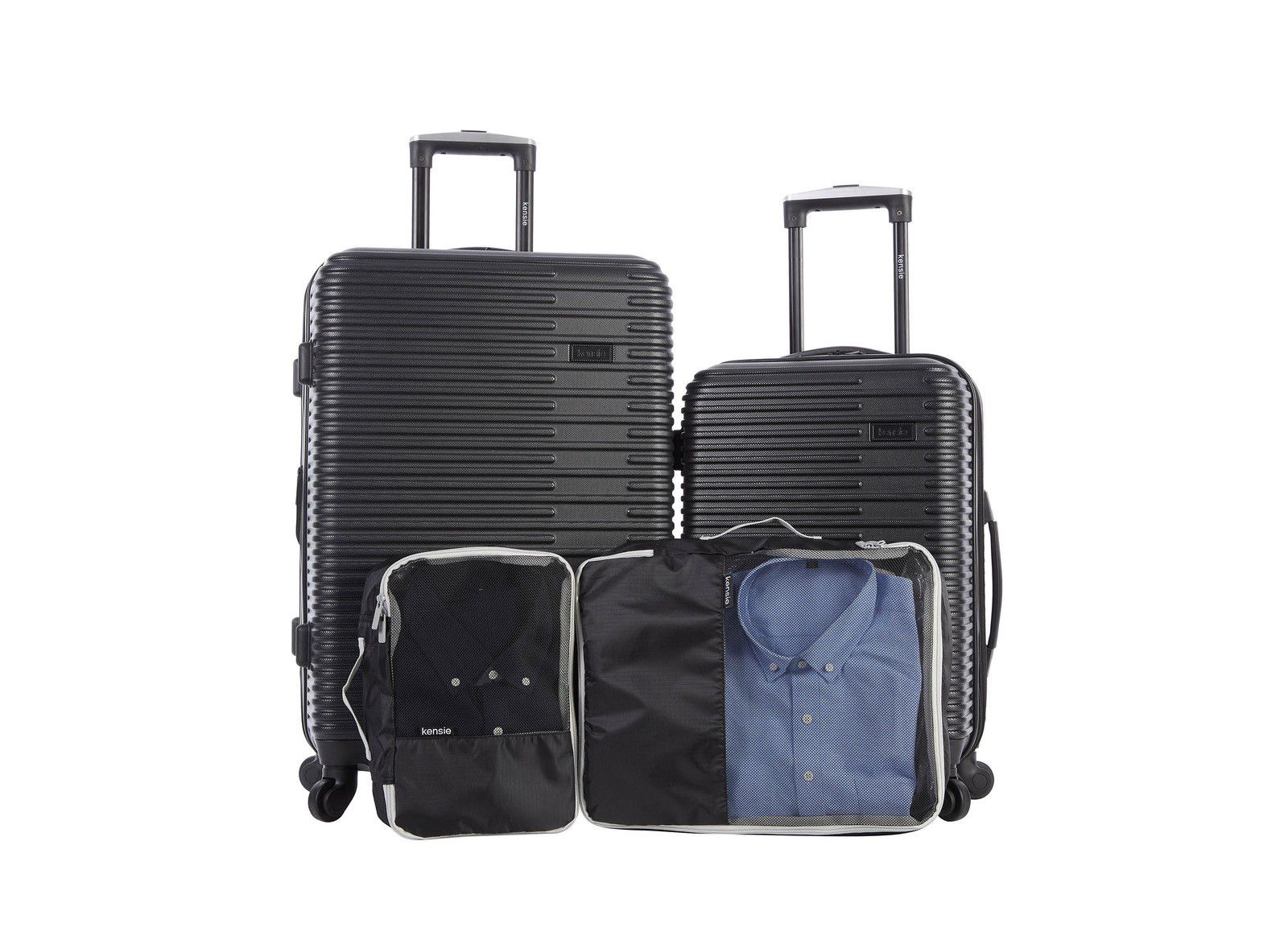Набор чемоданов Hillsboro Expandable Rolling Hardside Collection, 4 Piece