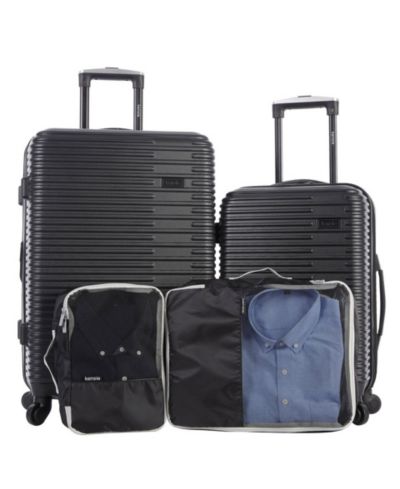 Набор чемоданов Hillsboro Expandable Rolling Hardside Collection, 4 Piece