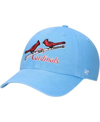 Мужская бейсболка '47 Brand St. Louis Cardinals Logo Cooperstown Collection Clean Up Adjustable