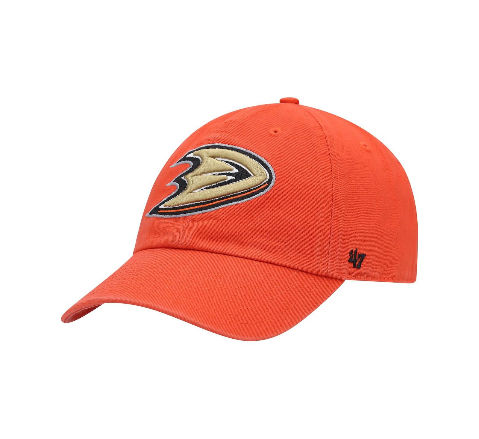 Men's Orange Anaheim Ducks Clean Up Adjustable Hat