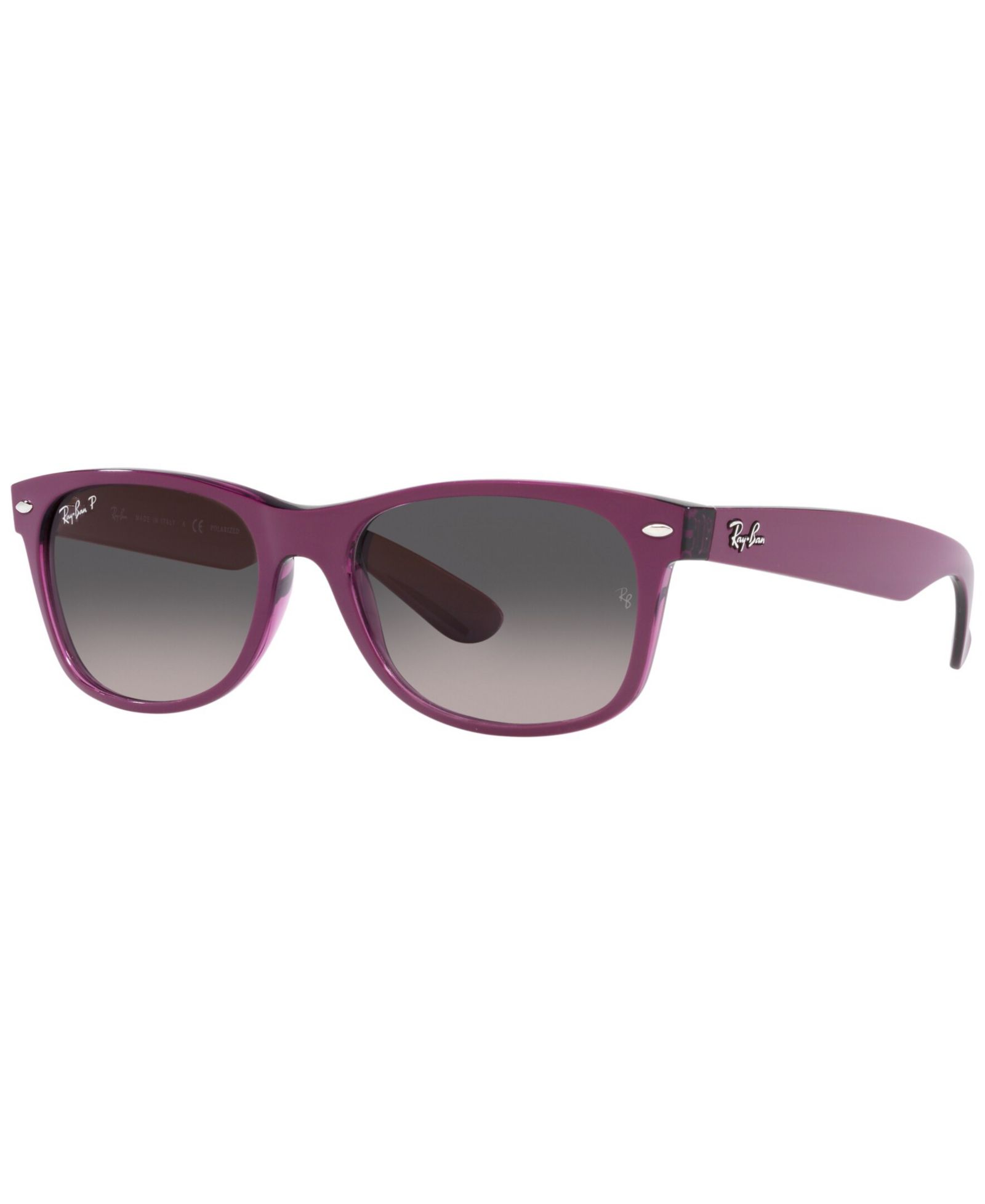 Ray-Ban Унисекс поляризационные солнцезащитные очки, RB2132 NEW WAYFARER 55